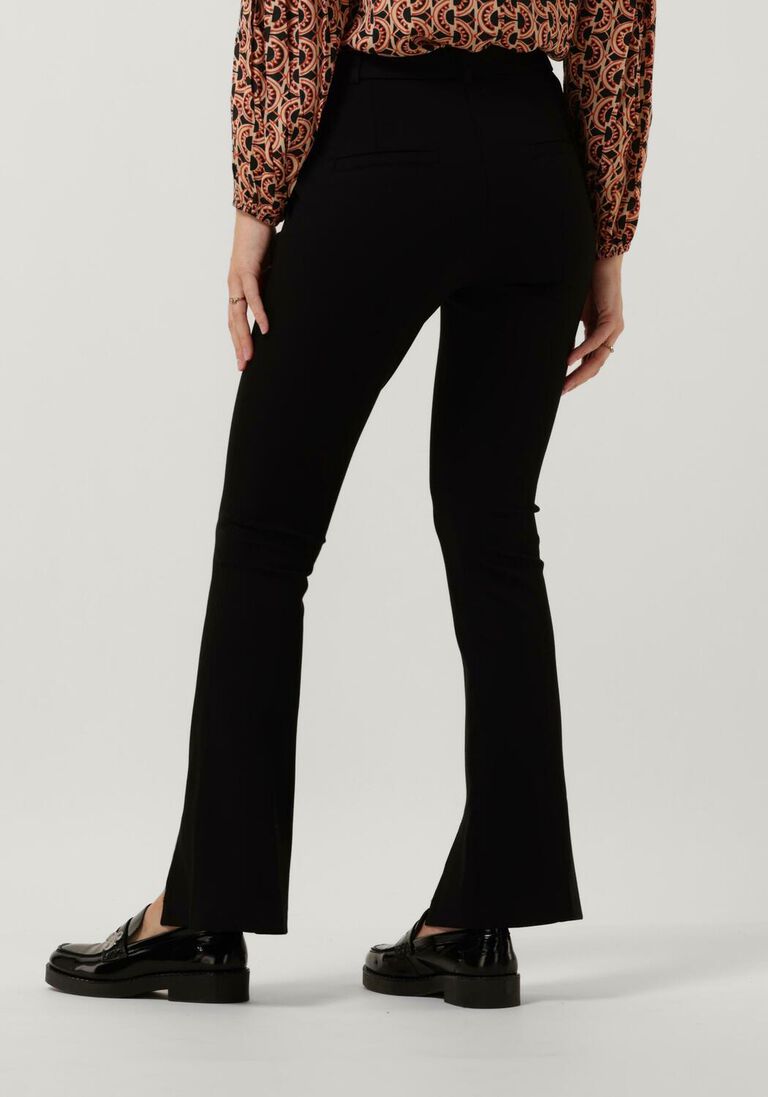 SUMMUM zwarte summum flared broek trousers punto milano