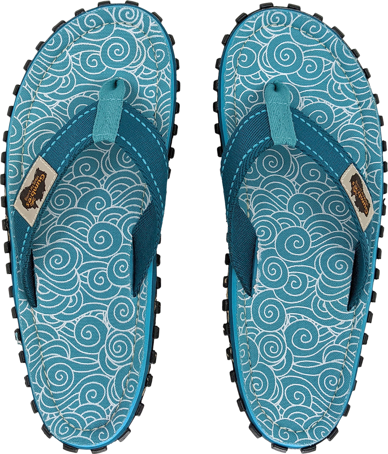 Gumbies Turquoise Swirls Damen Sandale