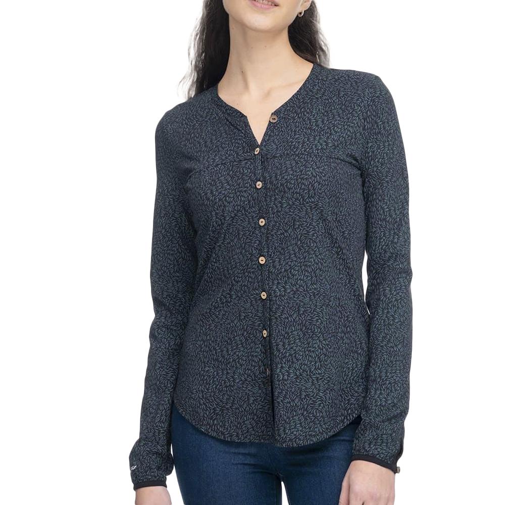 Ragwear Blouse Marine/Noir Femme Ragwear Zofka Organic