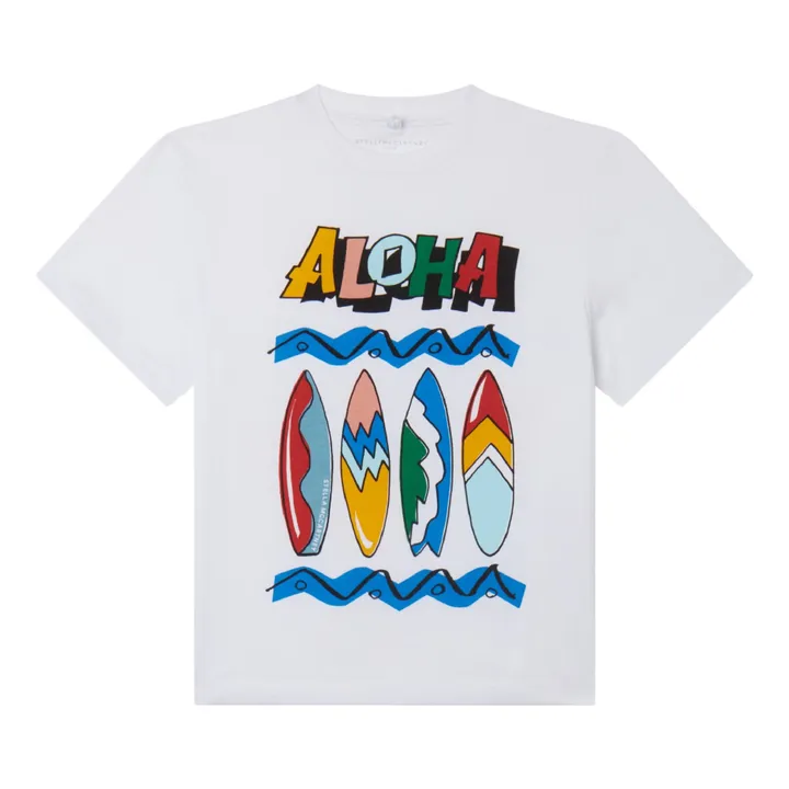 Stella McCartney Kids T-Shirt Aloha | Blanc