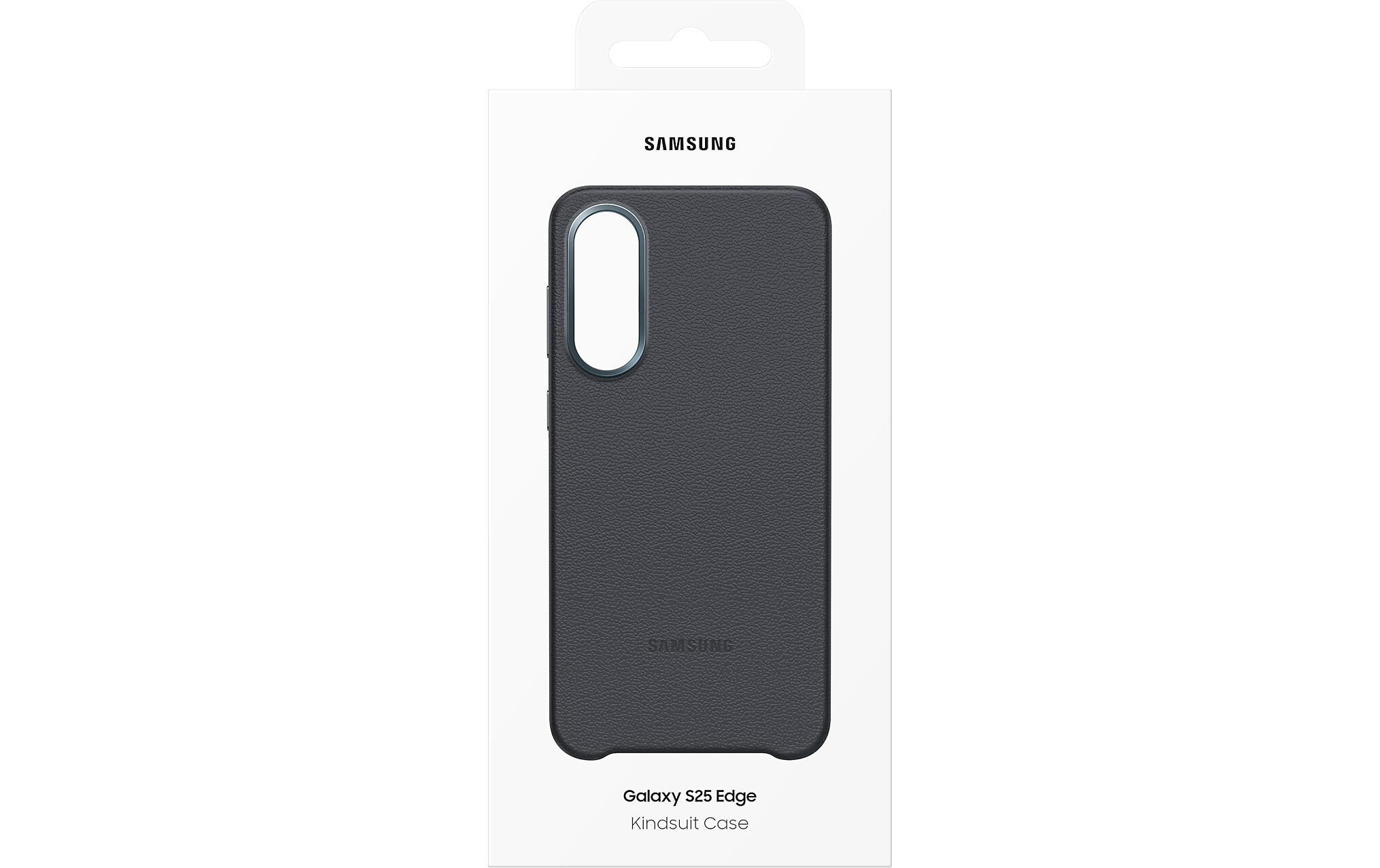 Back Cover Kindsuit Case Galaxy S25 Edge SchwarzSchutzhülle für das Samsung Galaxy S25 Edge