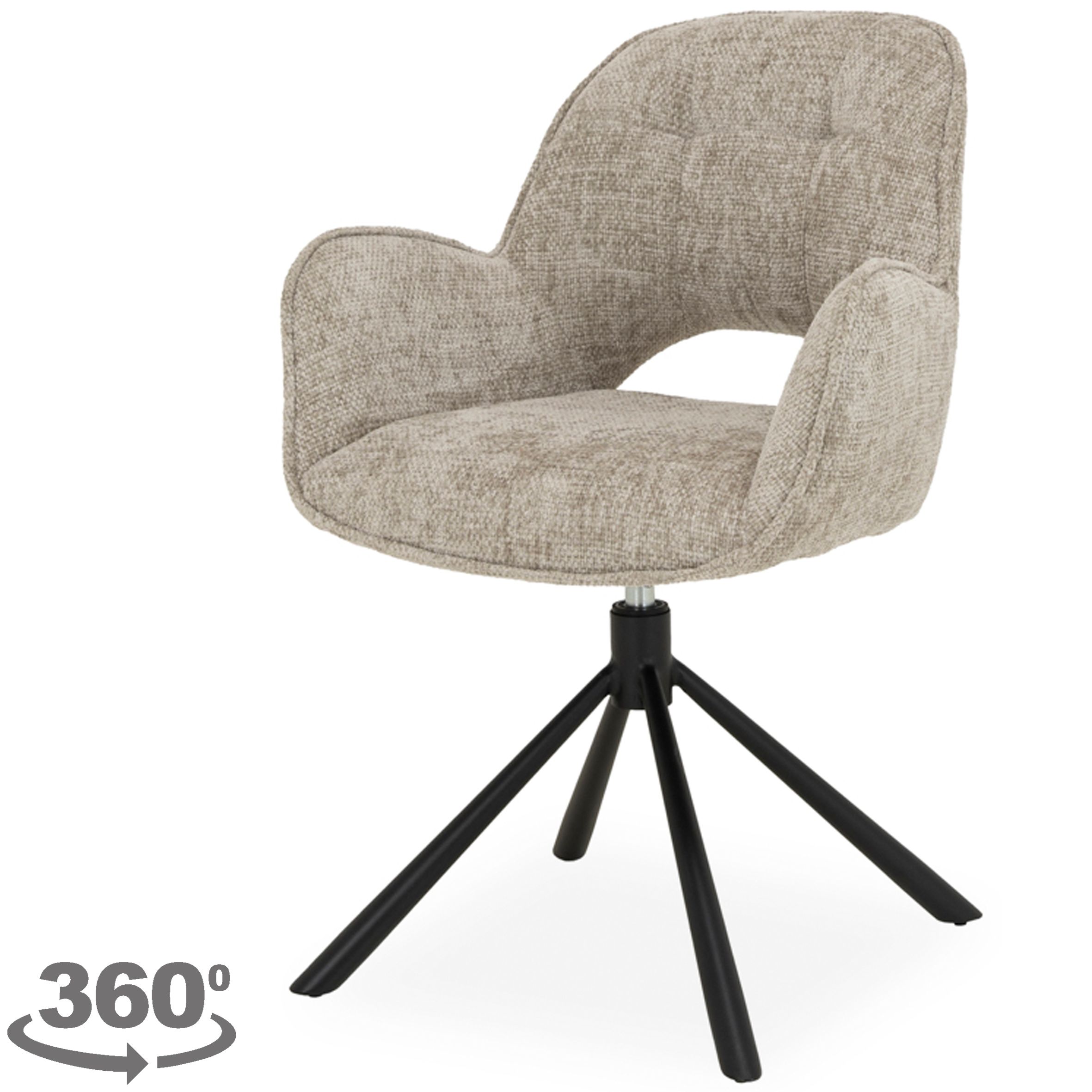Eetkamerstoel Haga 30 Beige Debbie B63 x D64 x H89 cm