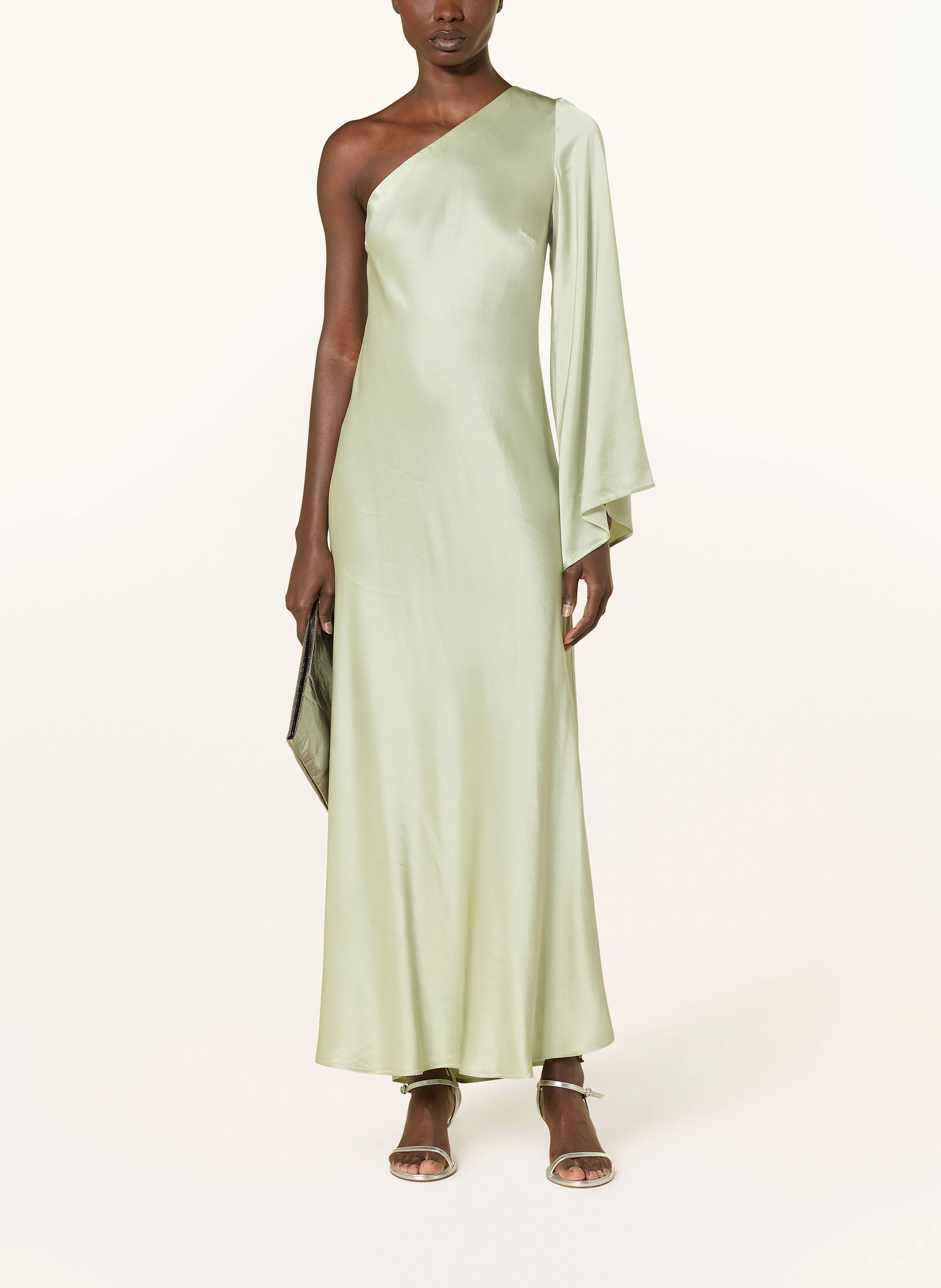 ottod'ame One-Shoulder-Kleid aus Satin