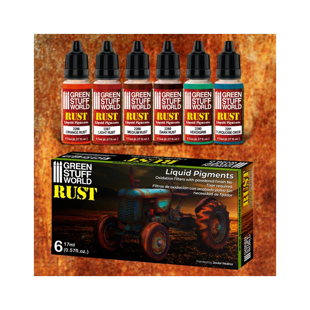 Set de Pigments Liquides - Rouille