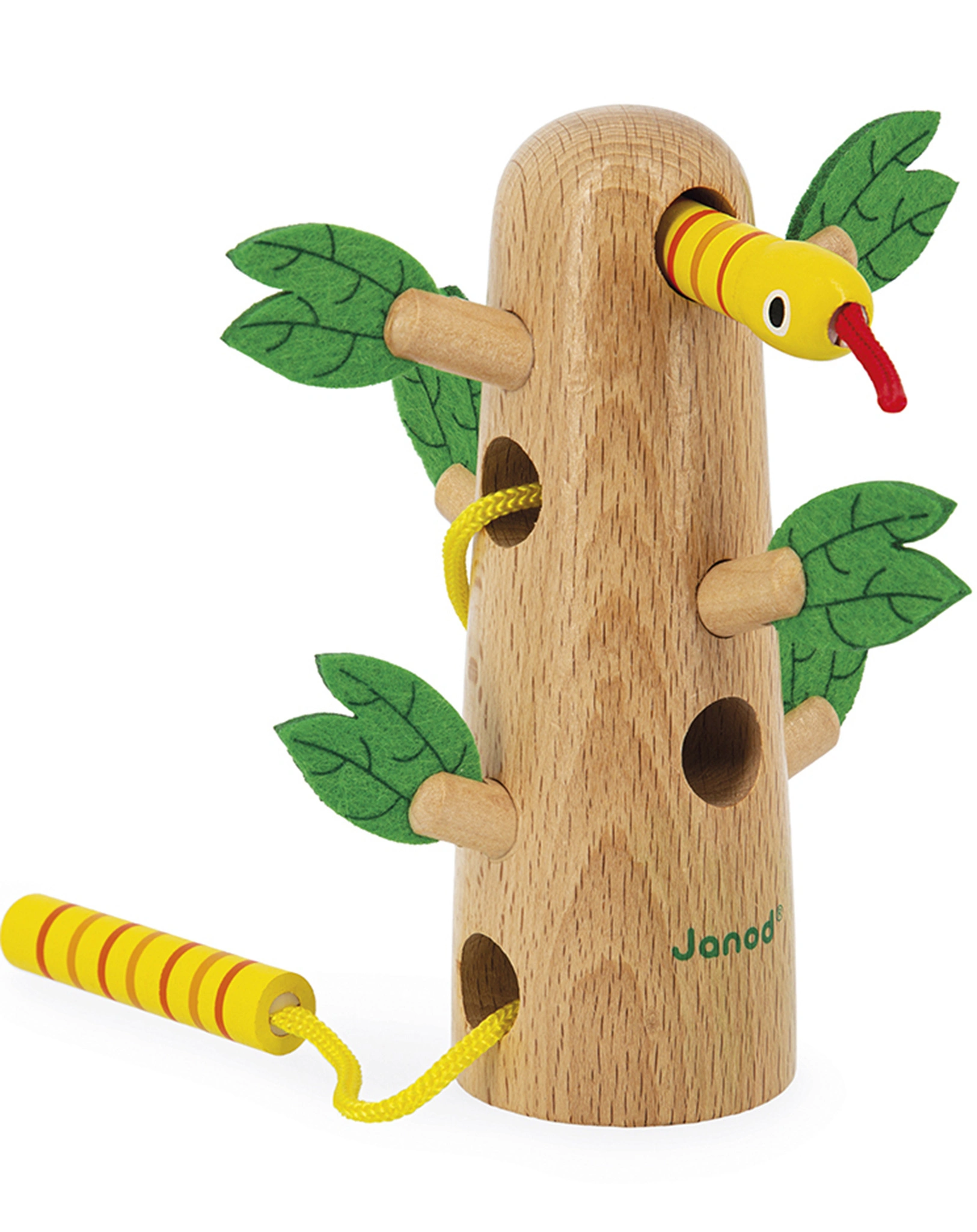 Fädelspiel TROPISCHER BAUM  aus Holz