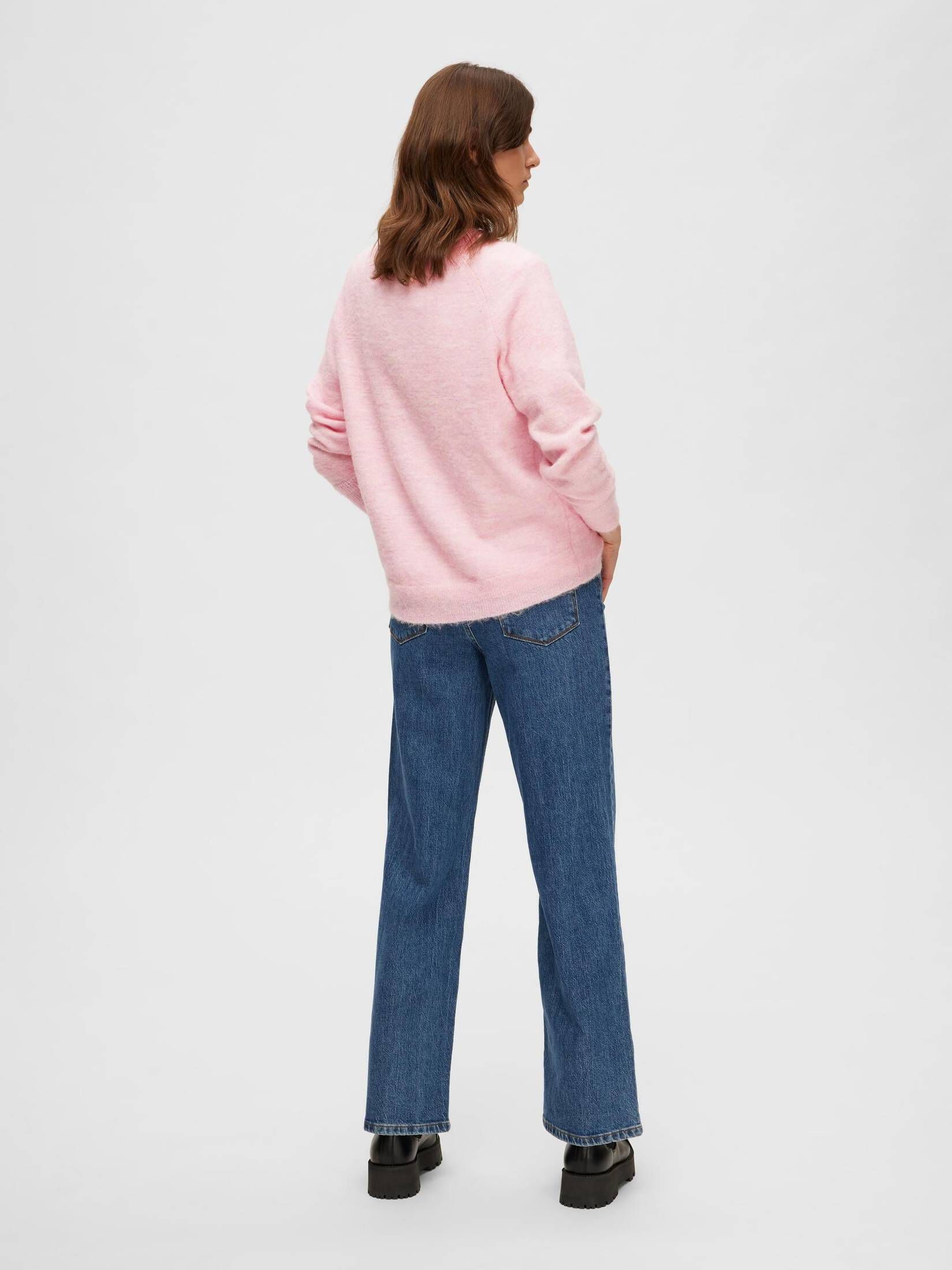 Selected Femme| Damen Pullover SLFLULU mit Alpaka