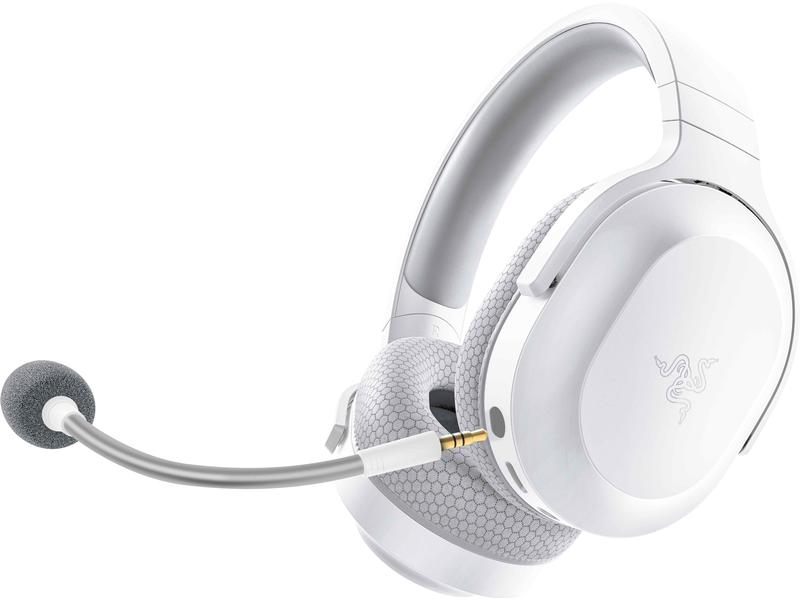 Razer Headset Barracuda X [2022] Mercury Kabelloses Multiplattform-Gaming-Headset für PC, Konsolen und mobile Geräte