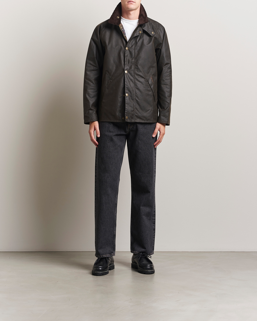 Barbour Lifestyle Tracker Wax Jacket Olive