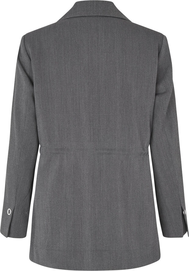Second Female Ruban Blazer Dark grey melange
