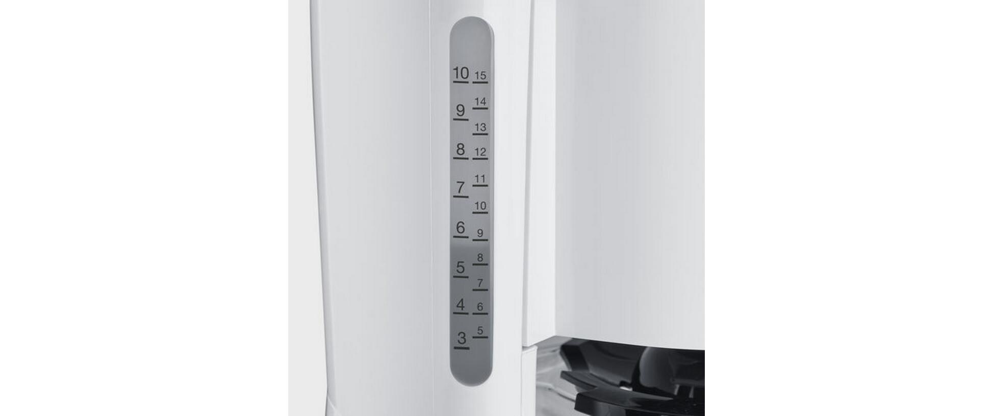 Filterkaffeemaschine KA 4816 WeissKaffeemaschine mit Glaskanne