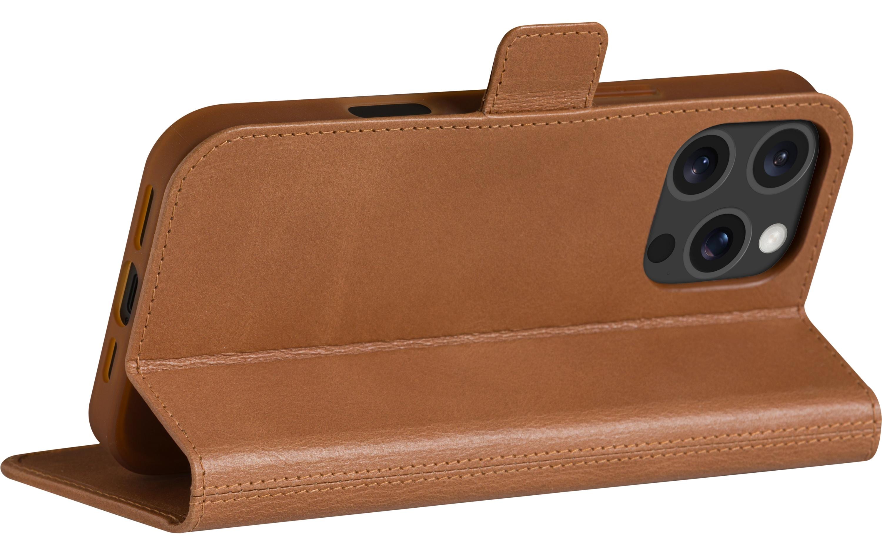 Book Cover Copenhagen iPhone 16 Pro Max BraunSchutzhülle für das Apple iPhone 16 Pro Max