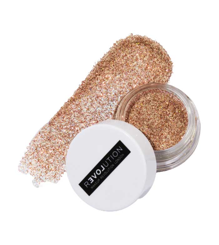 Revolution Relove - *Euphoric* - Glitter solto iridescente multiuso - Gold Star