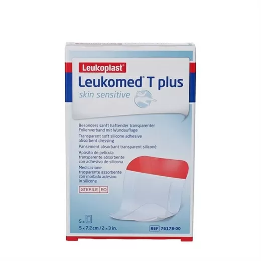 Leukoplast Leukomed T Plus Skin Sensitive 5x7,2 cm - 5 stk.
