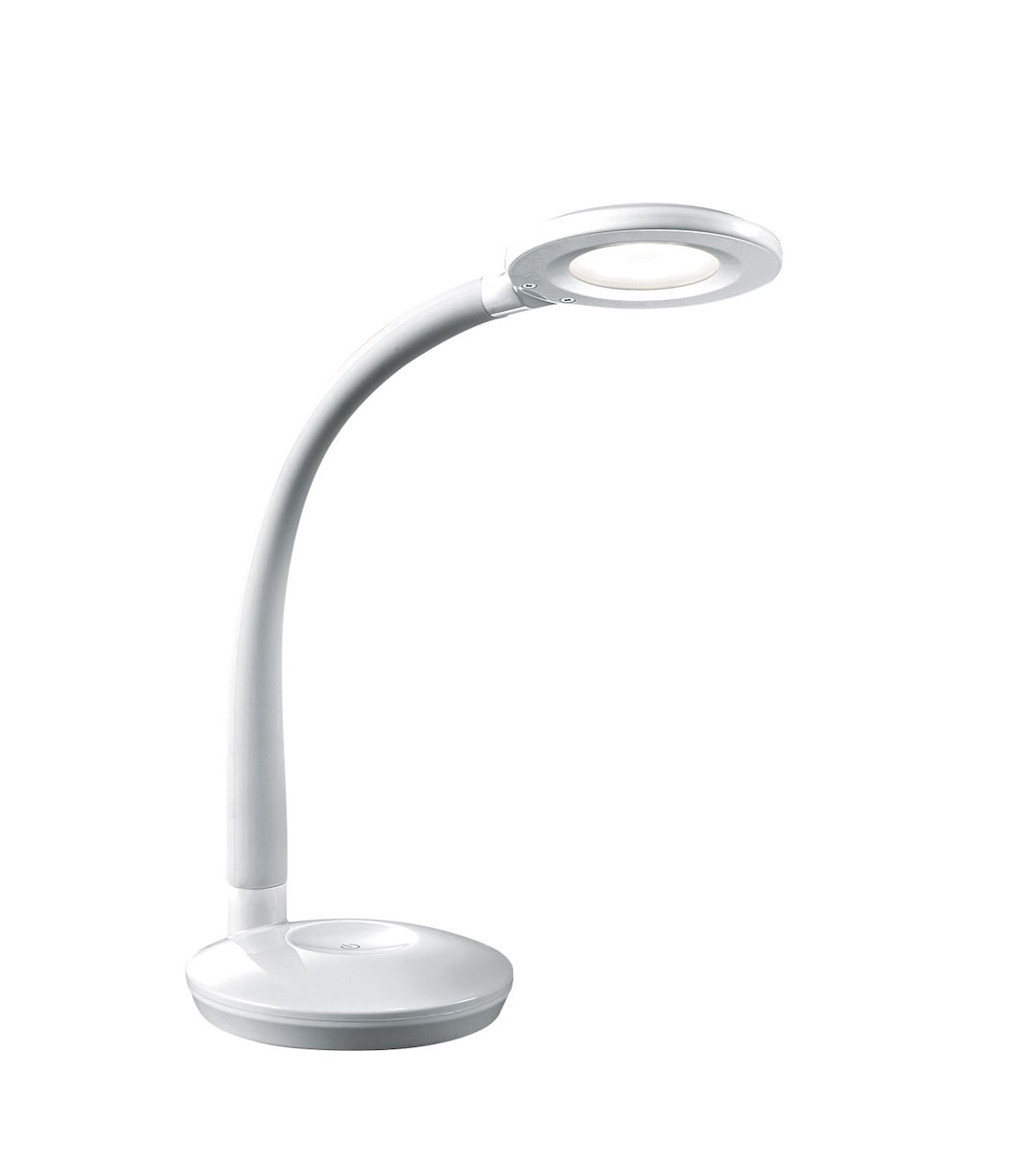 LED Schreibtischlampe Cobra weiß 13cm 32-46cm Kunststoff dimmbar verstellbar
