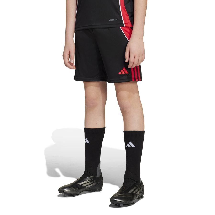 adidas Short d'Entraînement Tiro 24 - Noir/Pure Ruby Enfant
