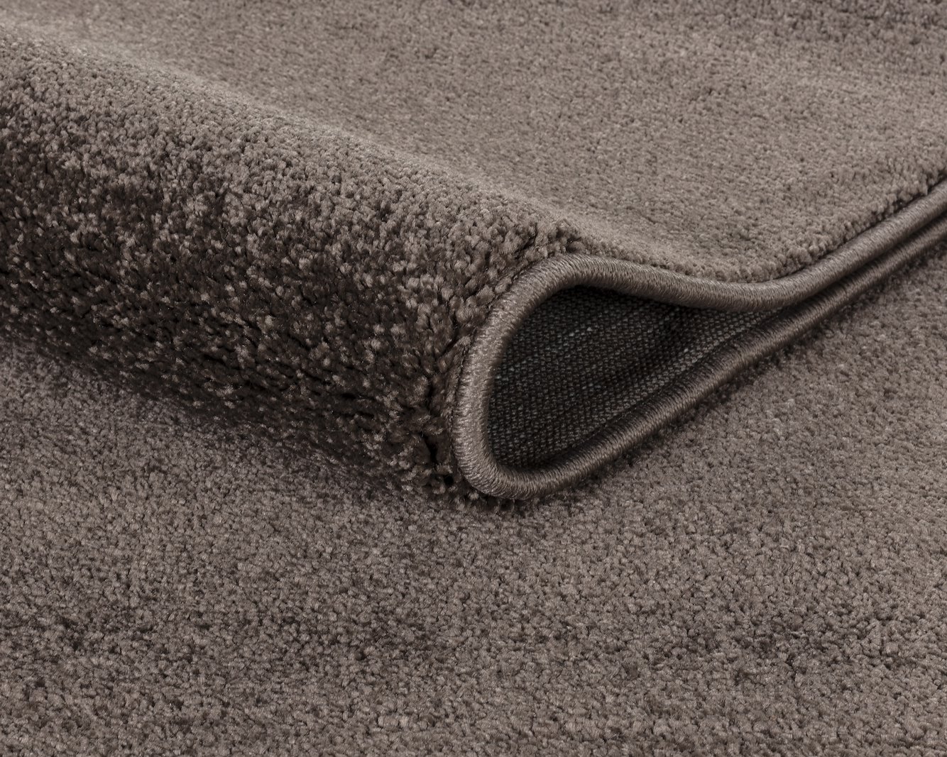 Tambour gulvteppe 160x230 Taupefarget heatset