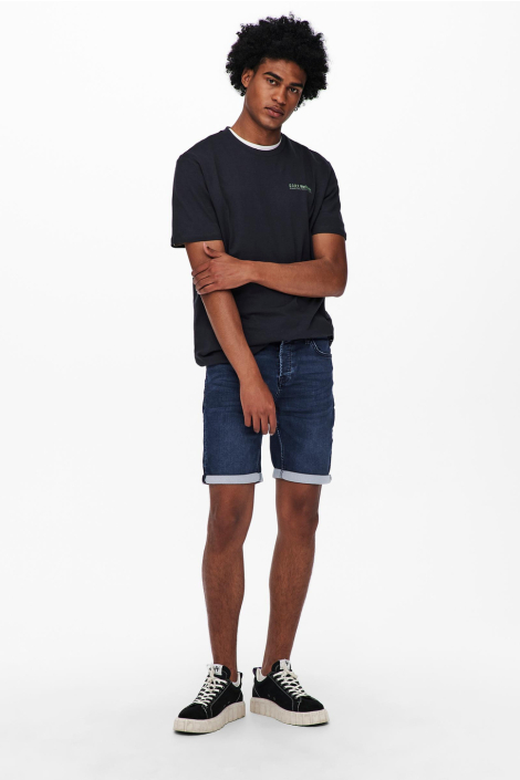 Only & Sons blauwe heren korte broek