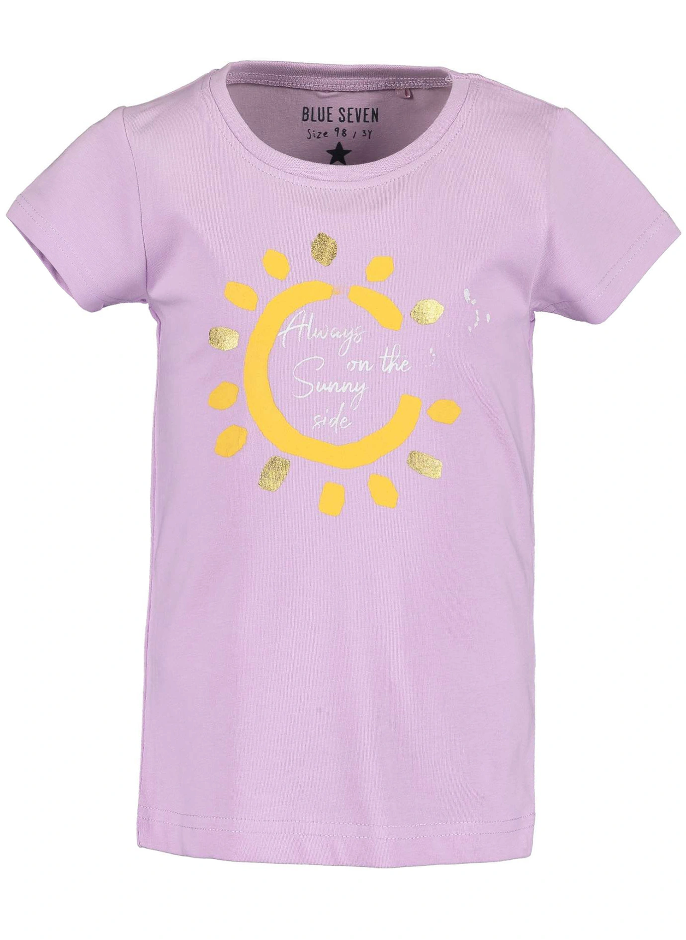 T-Shirt GOLDEN SUN in flieder