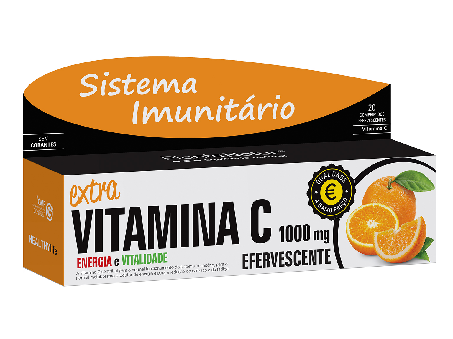 SUPLEMENTO PLANTANATUR EXTRA VITAMINA C EFEVERSCENTE 20 COMP