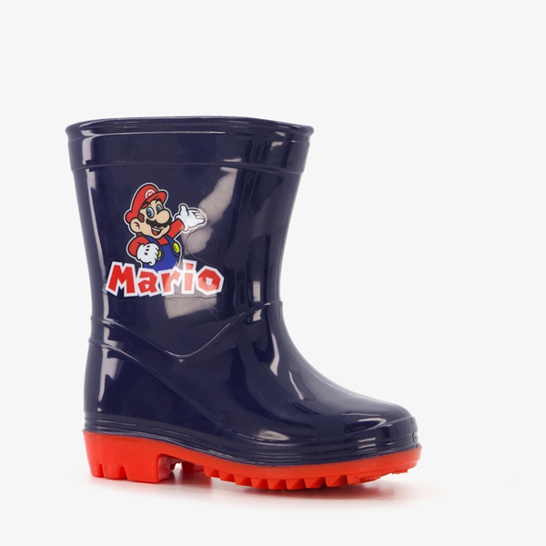 Mario kinder regenlaarzen blauw/rood