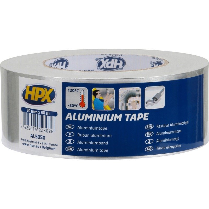 HPX aluminium tape 50mmx50m