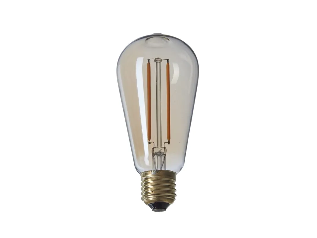 nielsen_light DEKOPÆRE LED 2W DROP DELUXE Ø64 MØRKTONET GLAS
