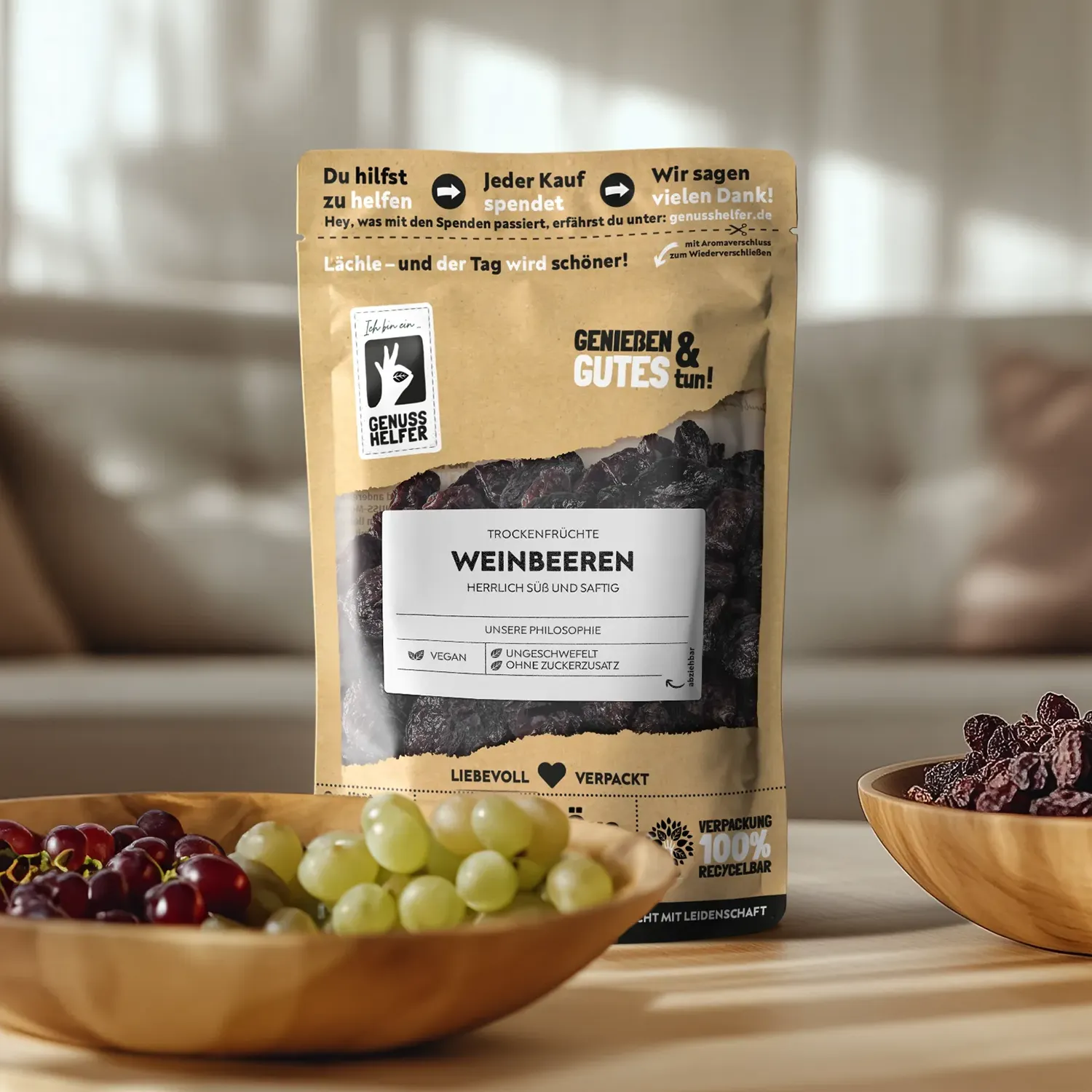 Weinbeeren, getrocknet, 2er Pack