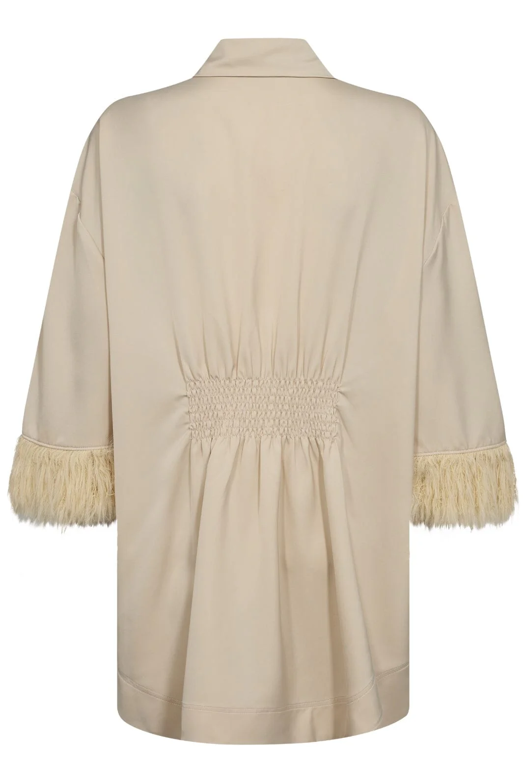 Co´Couture Adnacc Feather Shirt 35686 5 pearl