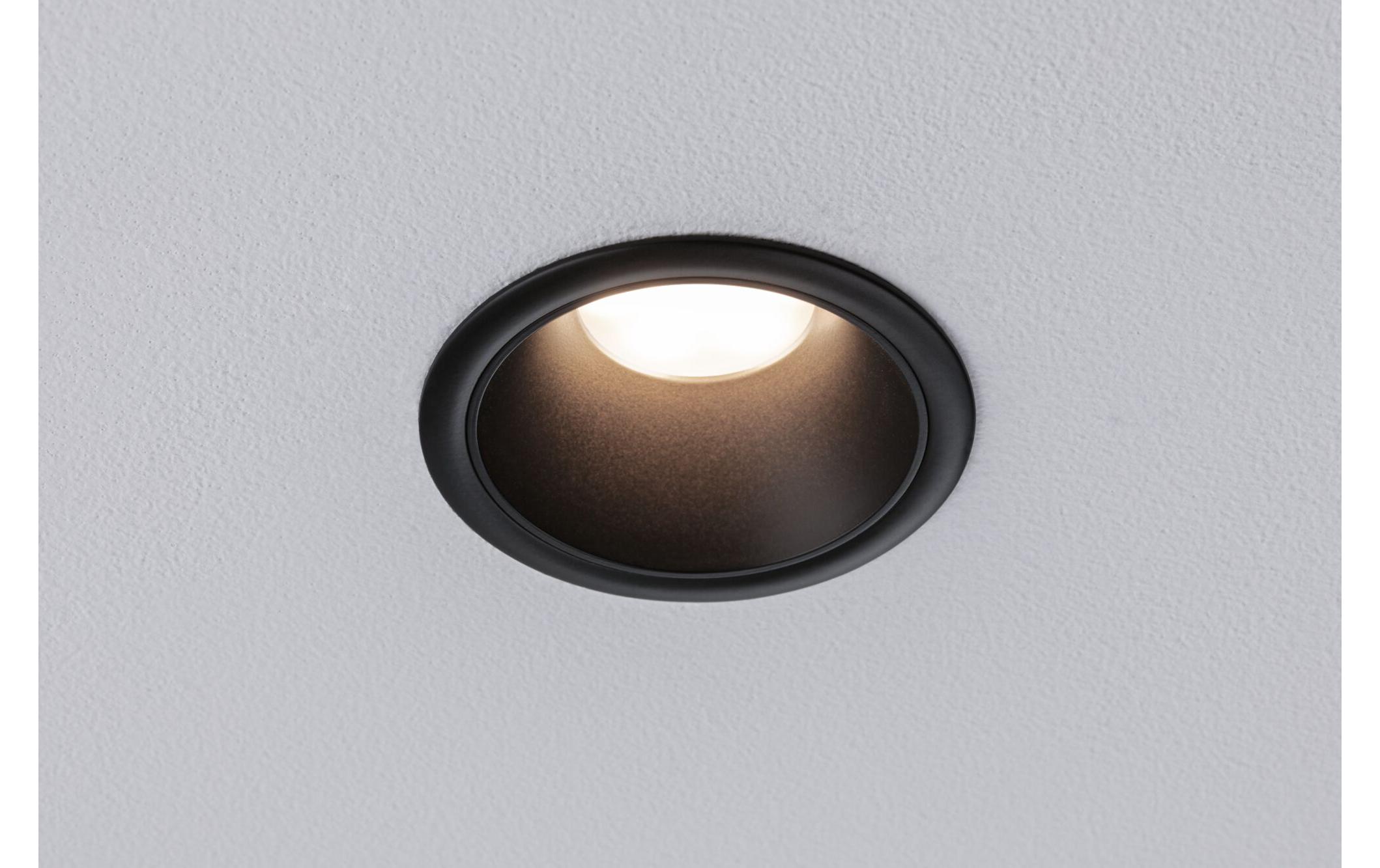 Einbauleuchte LED Cole Coin 3er-Set SchwarzDimmbare Einbauleuchte