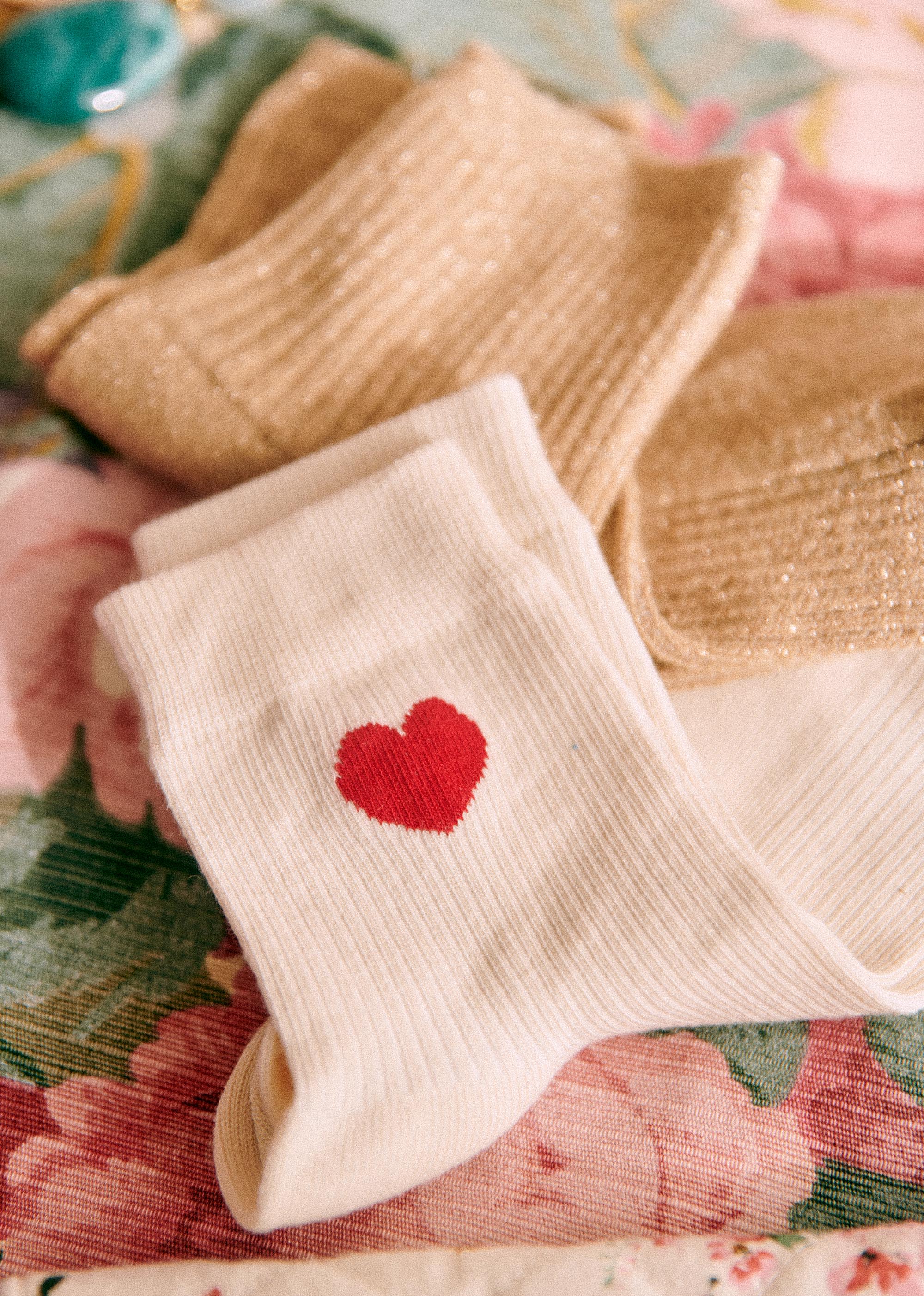 Chaussettes Coeur - Rouge - SOULIERS/SOULIERS Mocassins 5906276