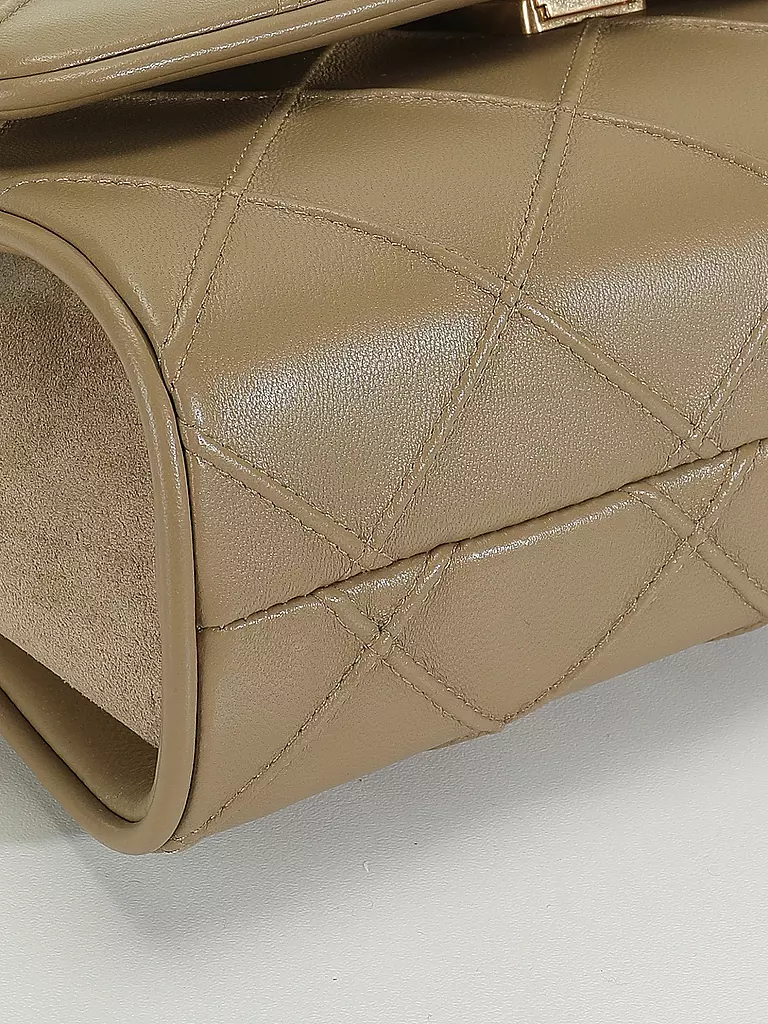 TORY BURCH Ledertasche - Umhängetasche FLEMING grau
