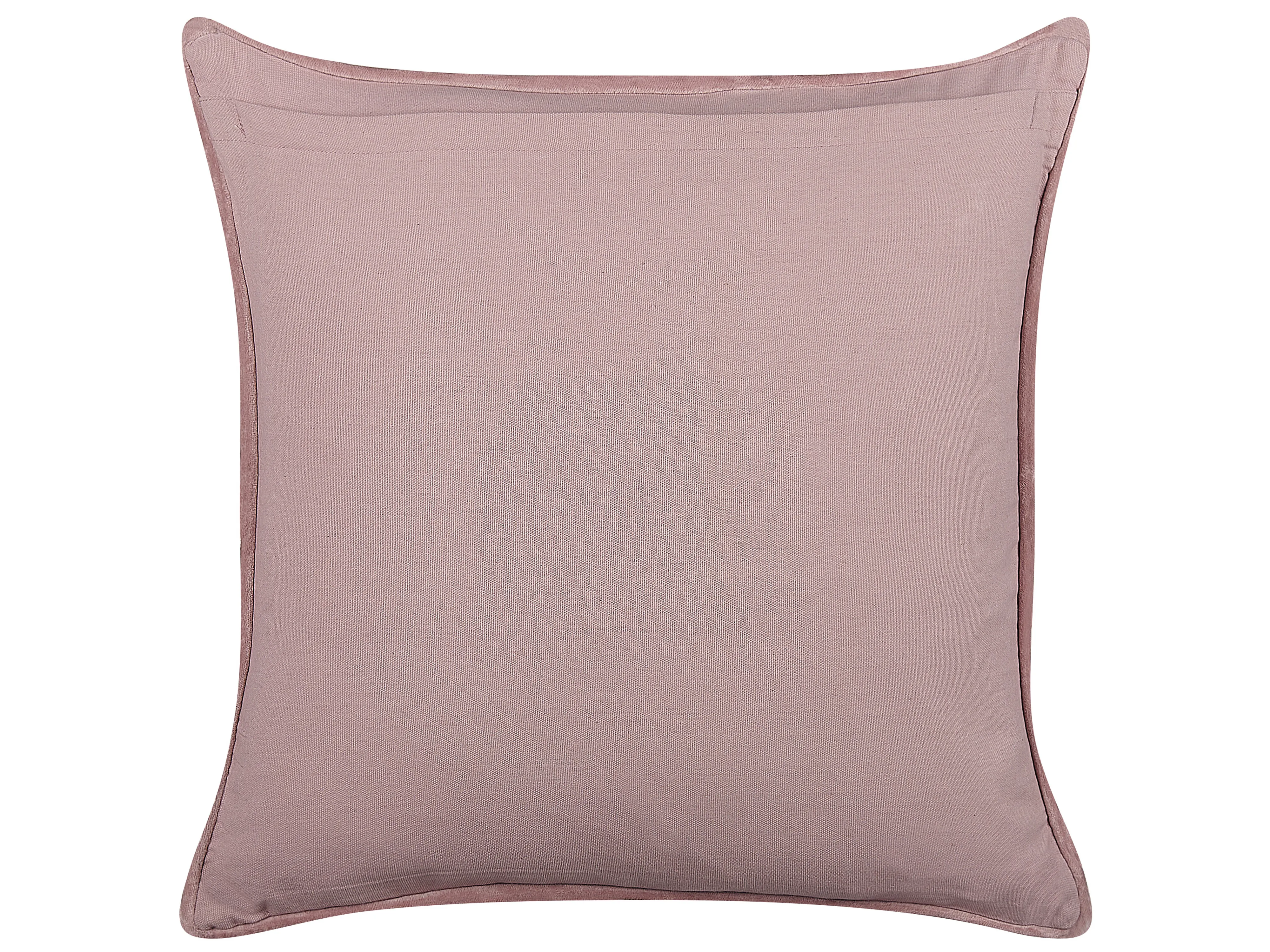 Sierkussen ROMNEYA Fluweel 45 x 45 cm Roze bloempatroon