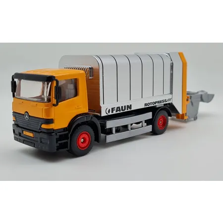 SIKU 2931Faun Pressmüllfahrzeug, Mercedes Atego Müllwagen,1:55