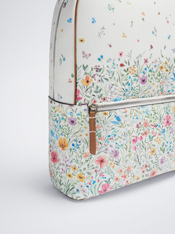 Mochila estampada para laptop de 13 polegadas - Off-White