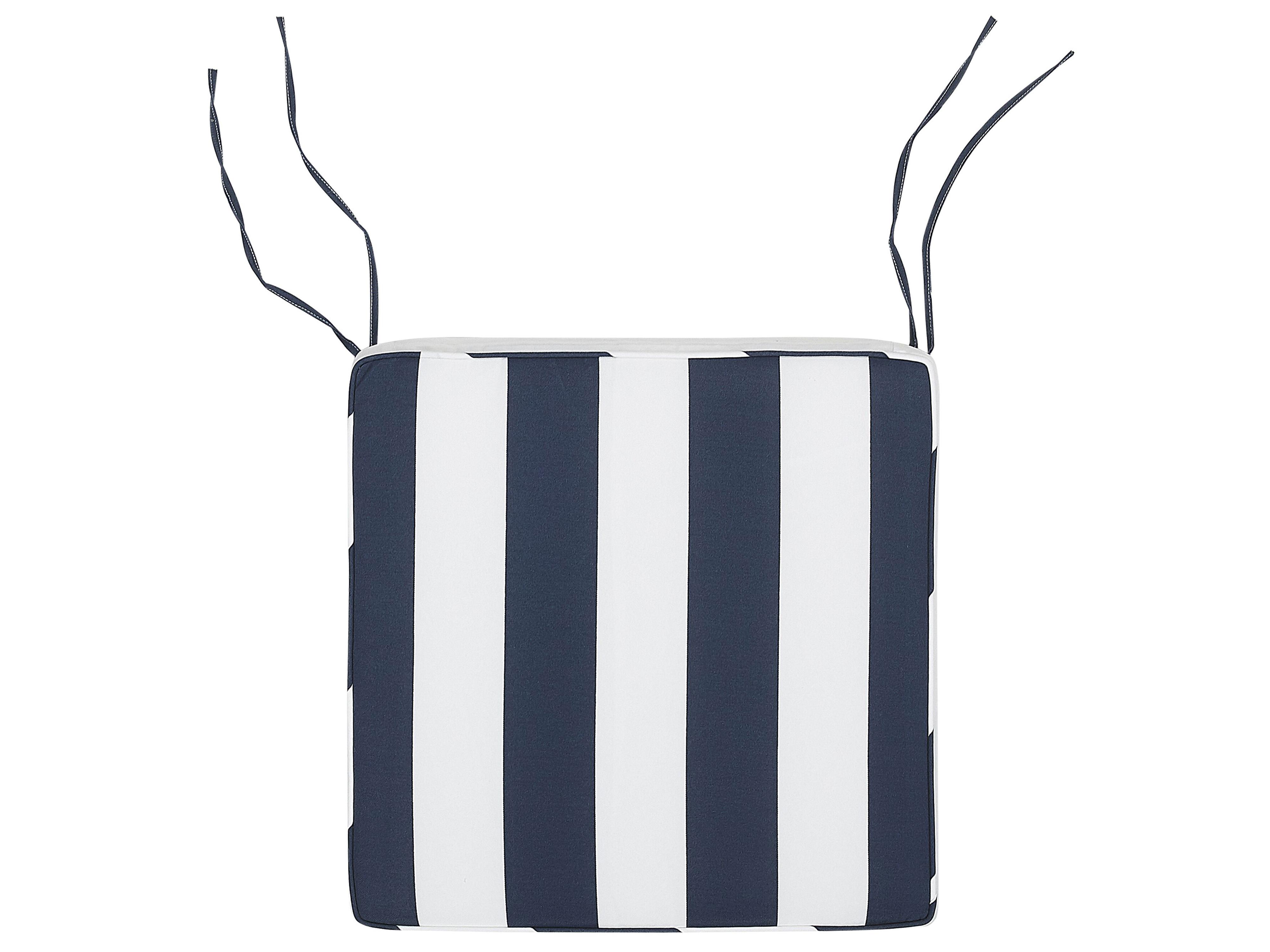 Tuinzitkussen SASSARI 46 x 46 cm Marineblauw
