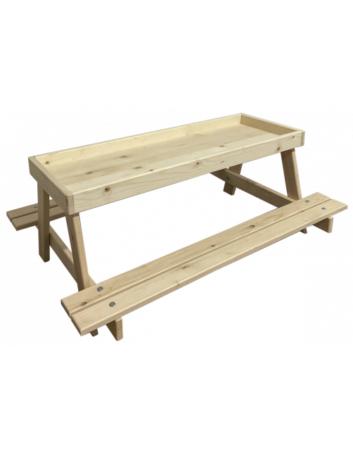 Petlando Chicknick Tafel - Kippenhok - 90x59x35 cm Naturel L