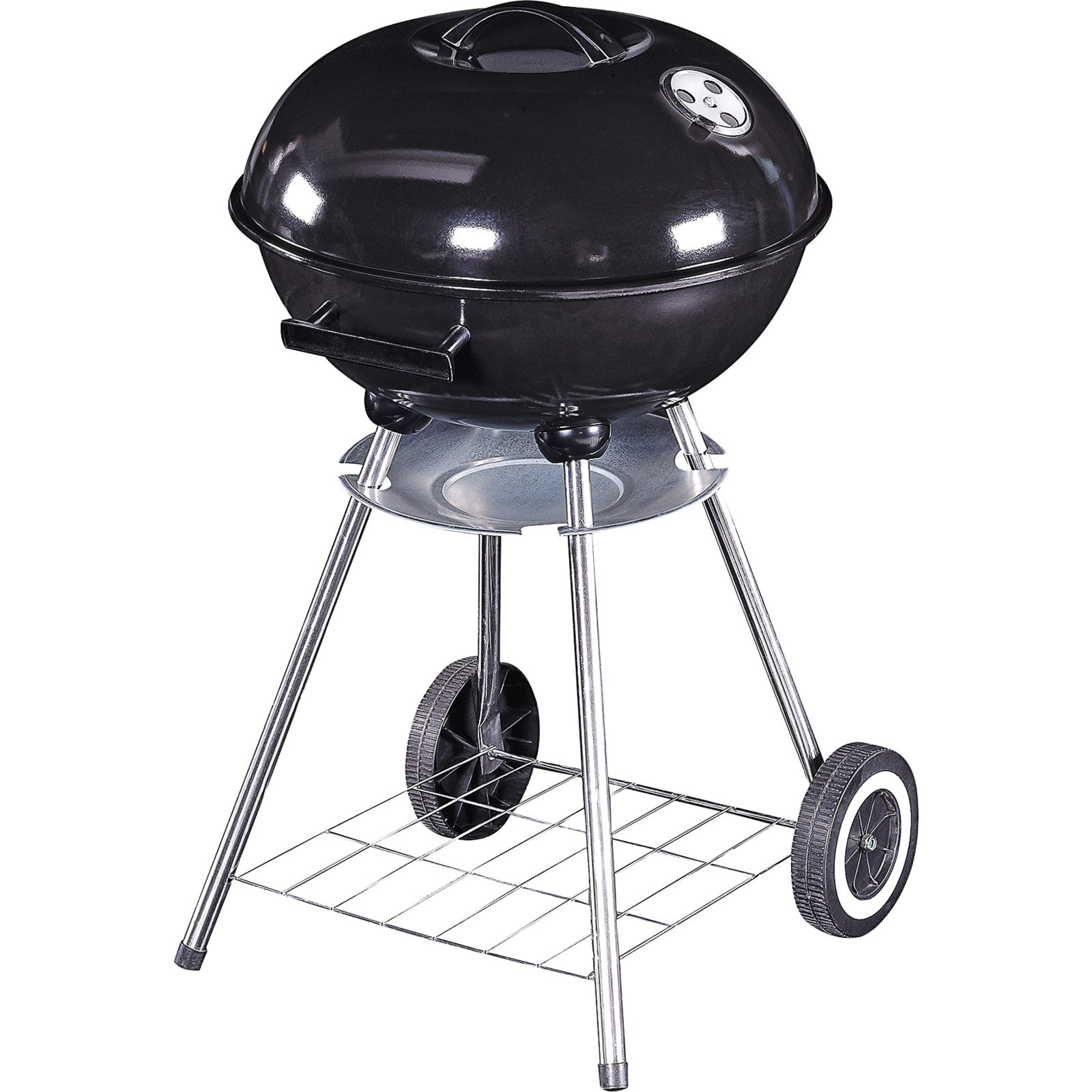 Holzkohlegrill Kugelform 46x44x82 cm
