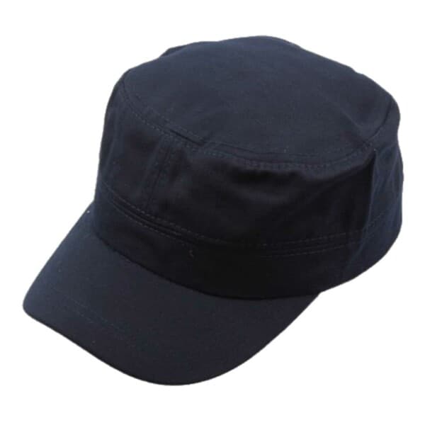 Mørkeblå marinens militærs armyps - Flat Army Cap