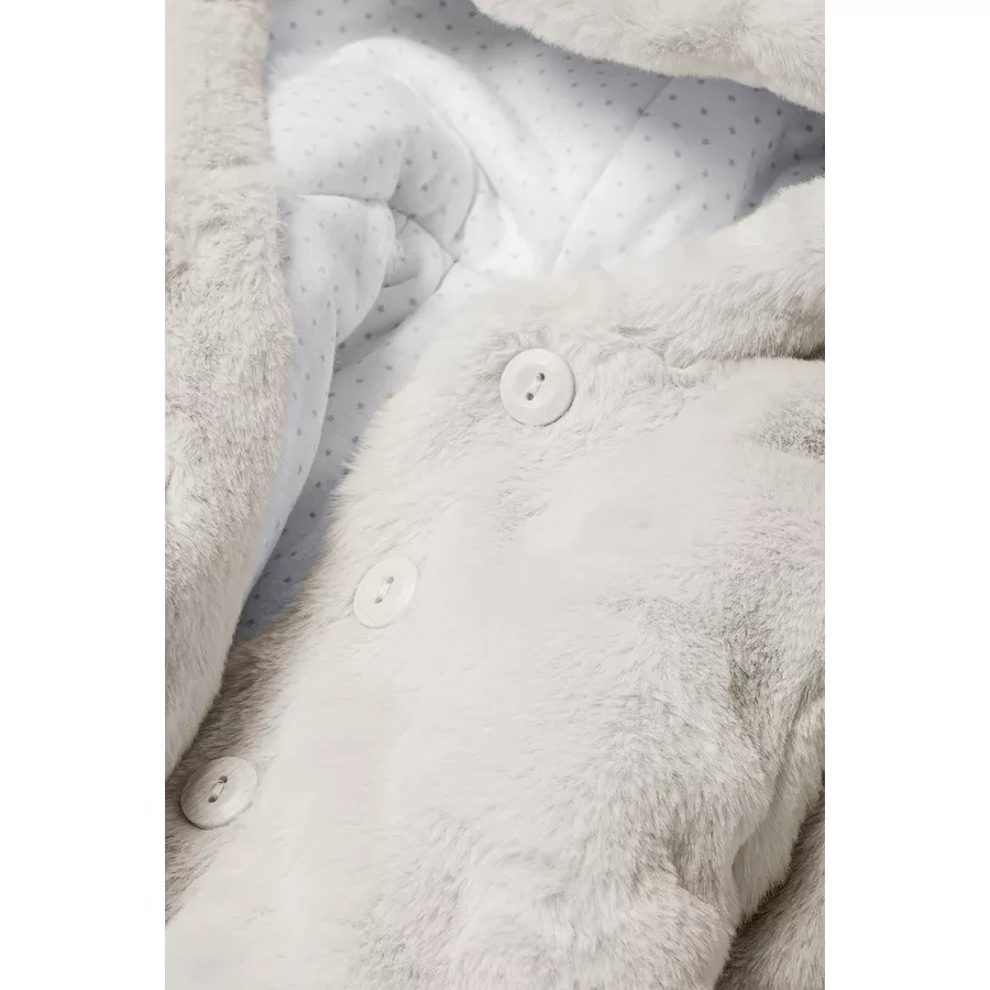 MINOTI Fellimitatjacke Beige