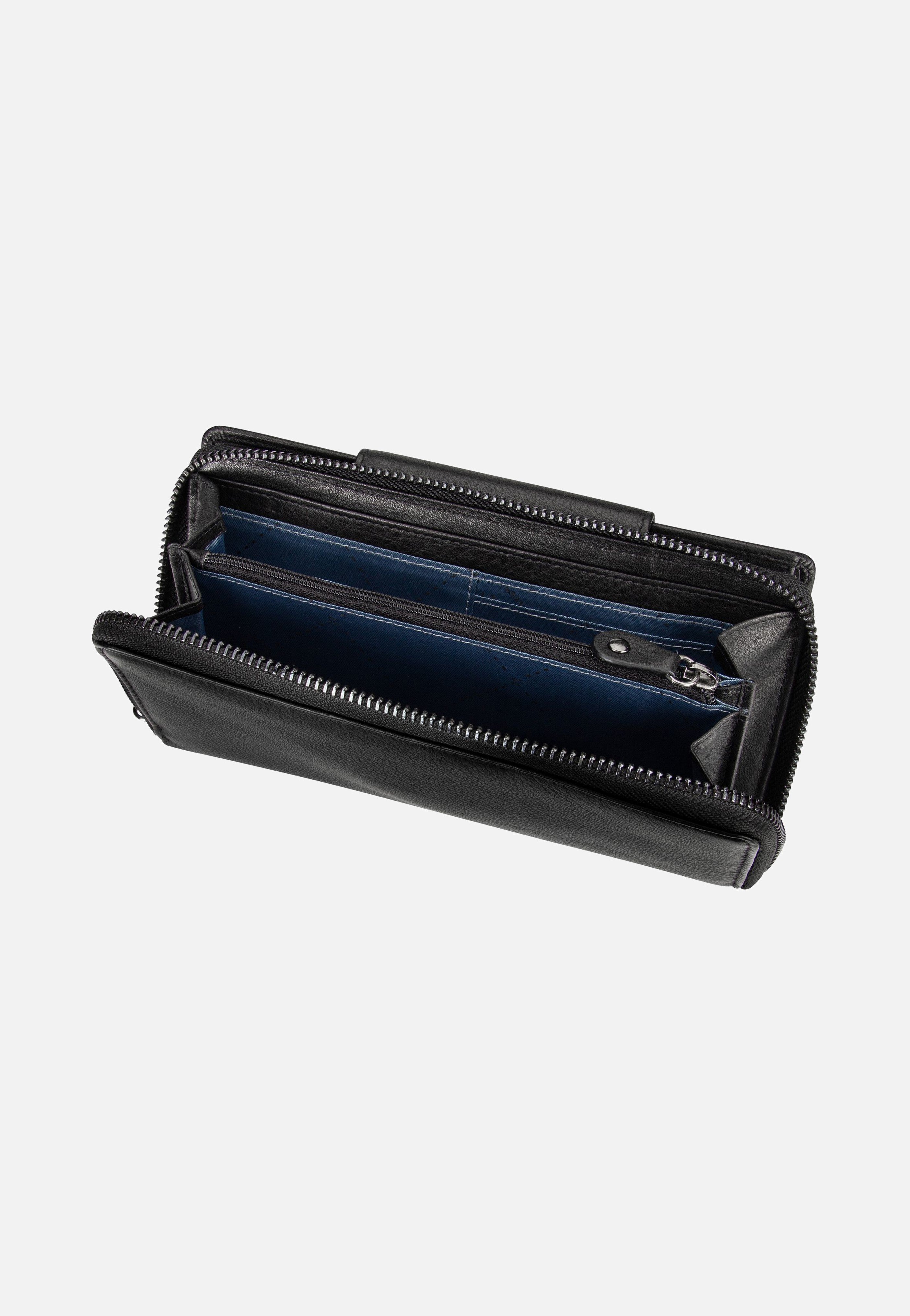 Nome Long Ladies Zip Schwarz - Portemonnaie