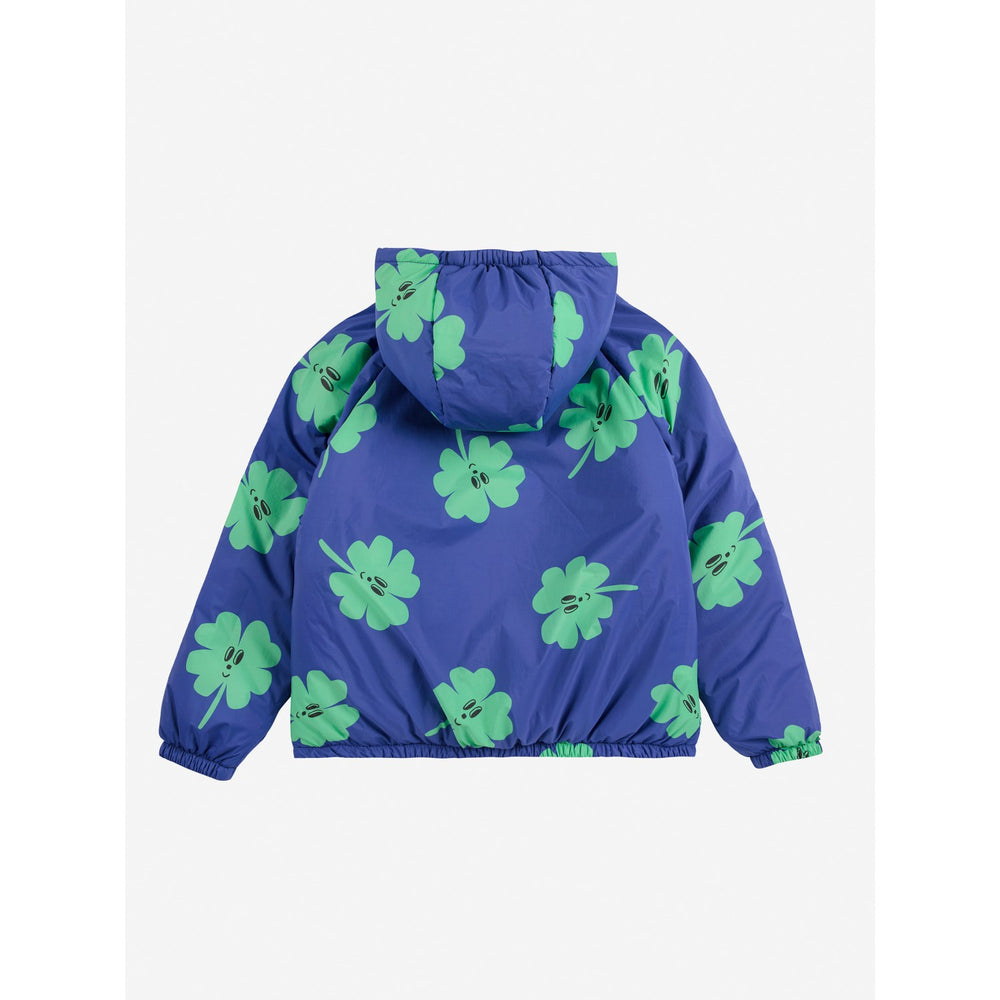Køb Bobo Choses Purple Lucky Clover All Over Vendbar Anorak