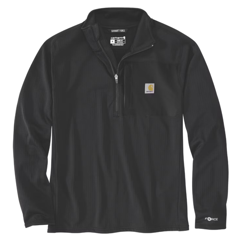 Mock Neck Half-Zip T-Shirt