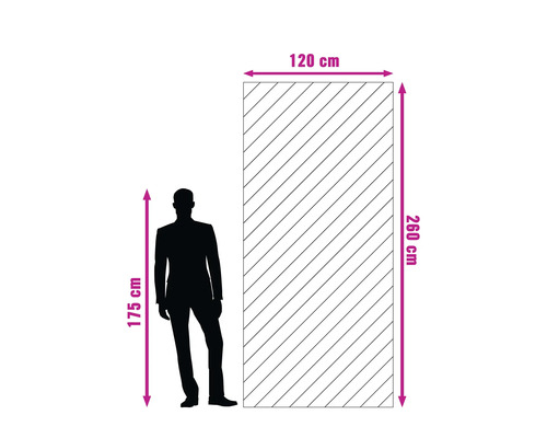 XXL porseleinen steengoed wand- en vloertegel Nefriet gepolijst 120 x 260 cm 7 mm