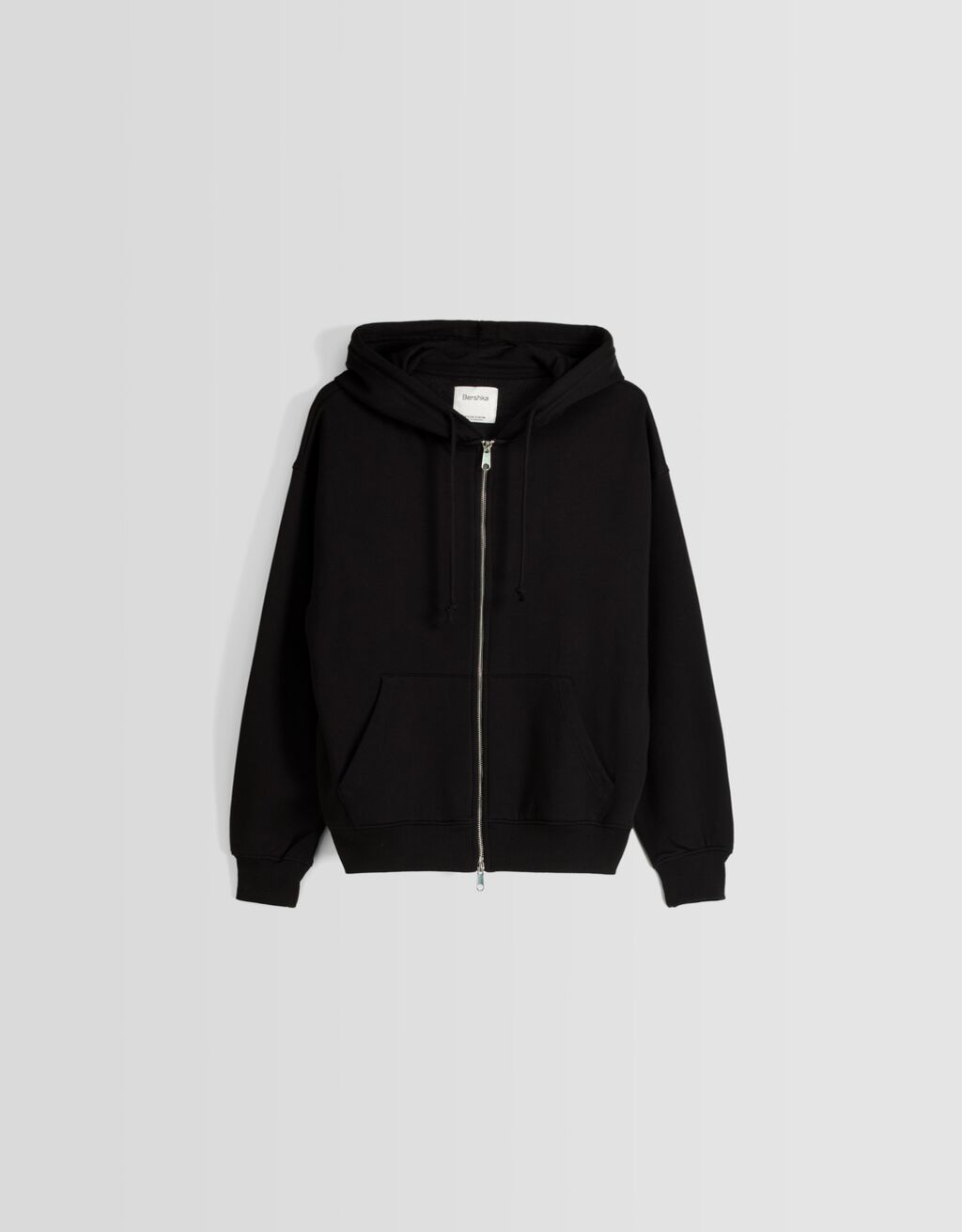 Moletom com zíper oversized