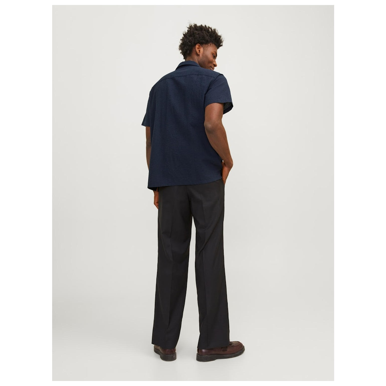 Jack & Jones JOREASTER PALMA SEERSUCKER SHI