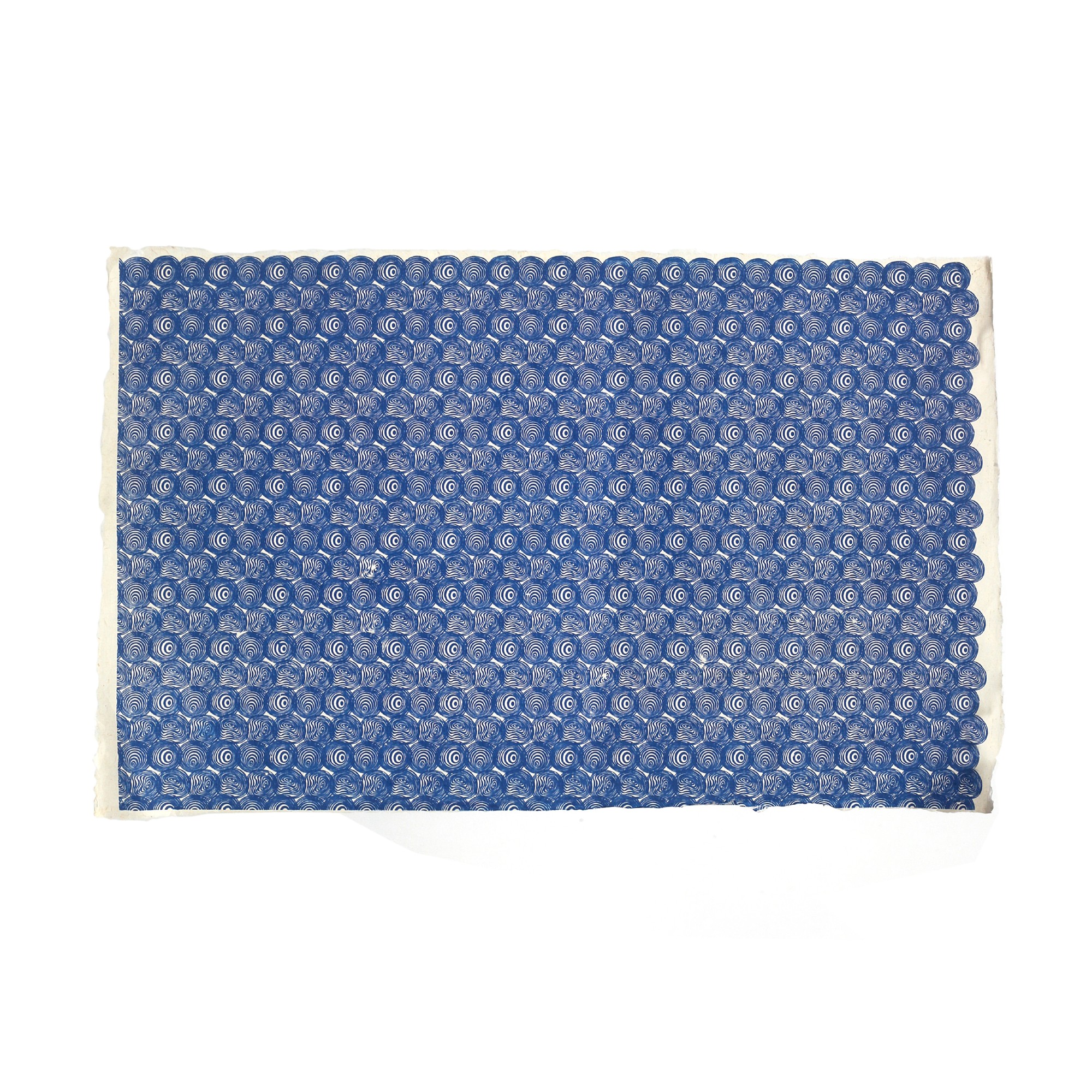 Geschenkpapier 'Zebra Circles', blau, L 76 cm, B 51 cm günstig bestellen