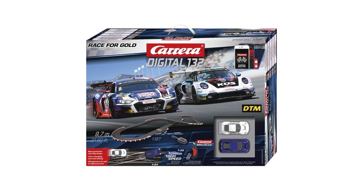 CarreraDIGITAL 132 - Race for Gold Racebaan