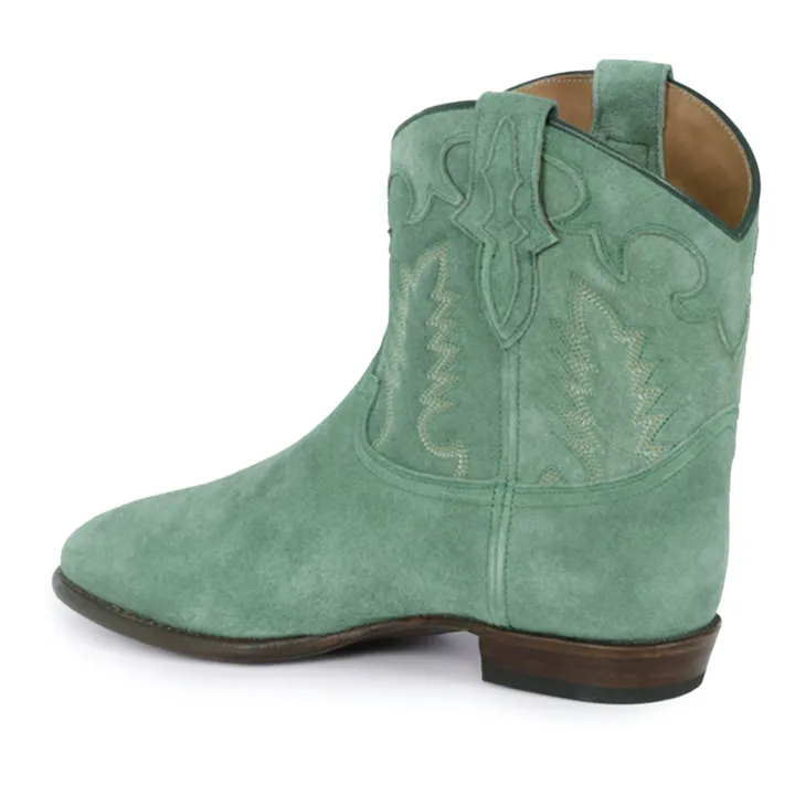 Shiloh Heritage Boots Early Midnight Daim | Vert