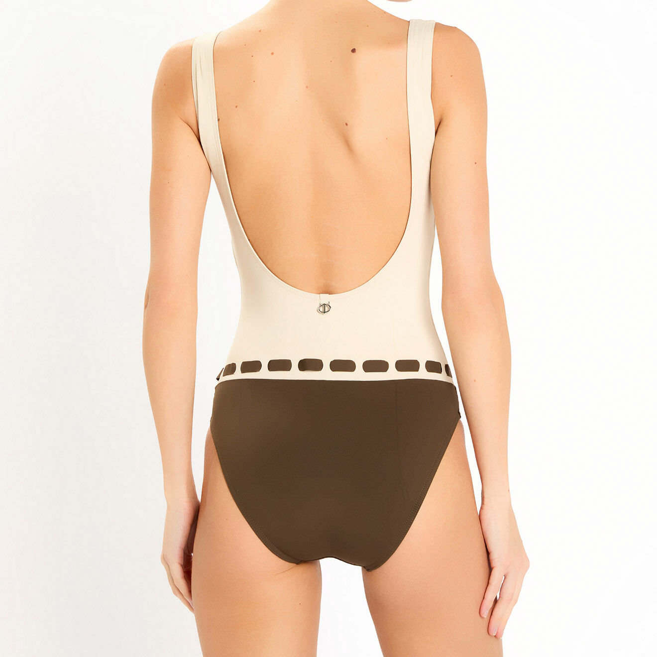 Iodus Maillot de bain 1 pièce Concha kaki