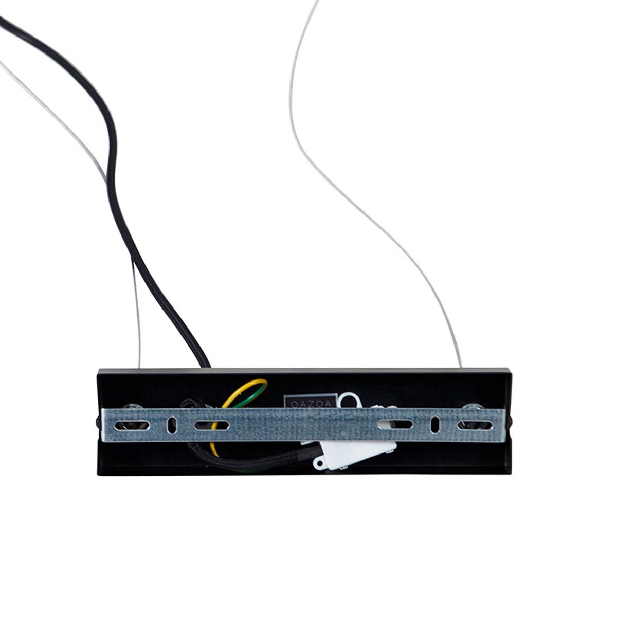 Smart hanglamp zwart met amber glas incl. 8 Wifi G9 - Uvas